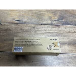 NEW OEM - XEROX 106R01594 CYAN Toner Phaser 6500 WorkCentre 6505 - Sealed Box
